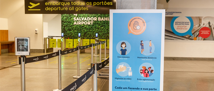 Embarque volta a ser realizado no segundo andar do Salvador Bahia Airport