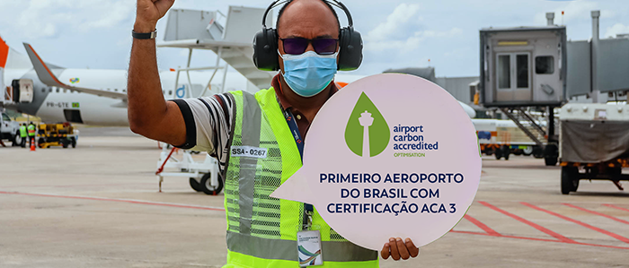 Salvador Bahia Airport é o primeiro do Brasil a conquistar acreditação internacional em carbono nível III