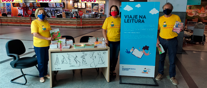 Salvador Bahia Airport e Projeto Viajando na Leitura realizam ação de incentivo a jovens leitores  