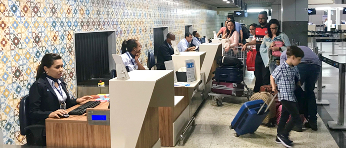 Aeroporto de Salvador inicia entrega de check-ins com nova configuração