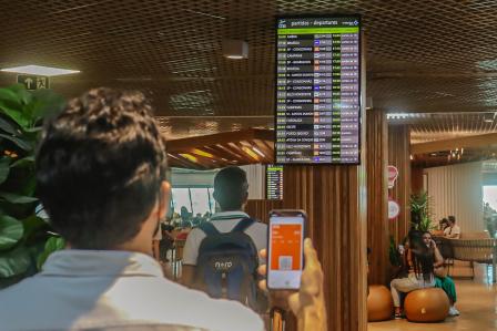 Salvador Bahia Airport implementa sistema que muda tempo para indicação do portão de embarque