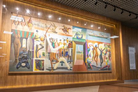 Obras expostas no Salvador Bahia Airport levam passageiros por "viagem" pela arte baiana