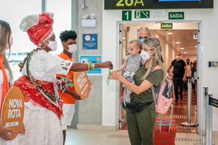 Incremento de novos destinos favoreceu aumento de passageiros no Salvador Bahia Airport em 2021