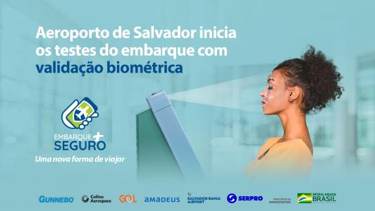 Embarque com reconhecimento facial é testado no Aeroporto de Salvador
