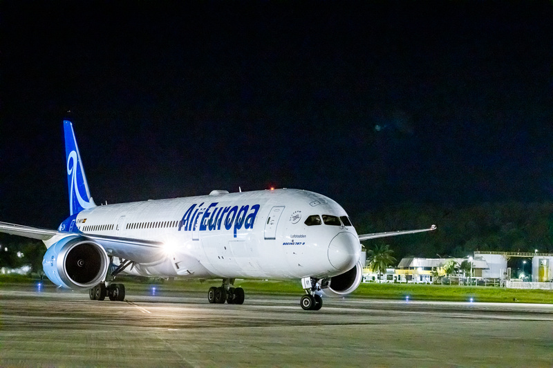 Air Europa transportou mais de 1,1 milhão de passageiros na rota Salvador x Madrid em 20 anos